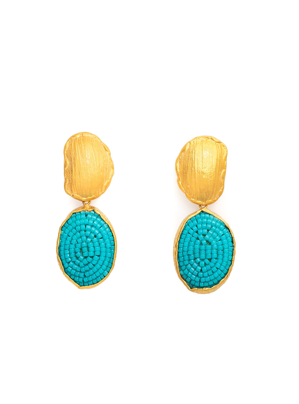 EARRINGS CONCHA COLOR SMALL